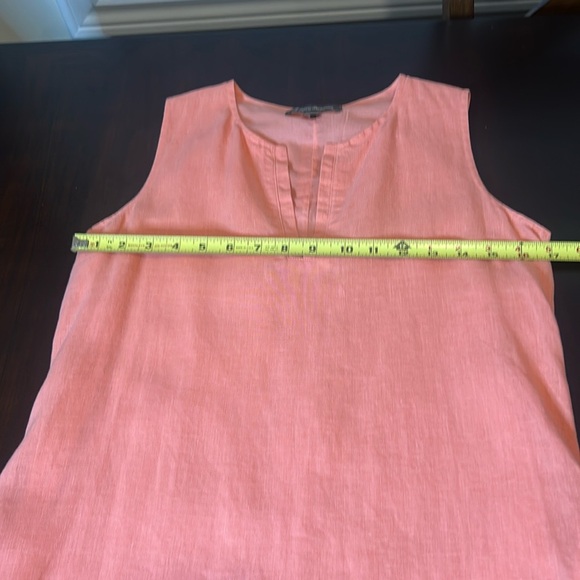 Tommy Bahama Coral Linen V-Neck Sleeveless SunDress Size XXS - Picture 11 of 13